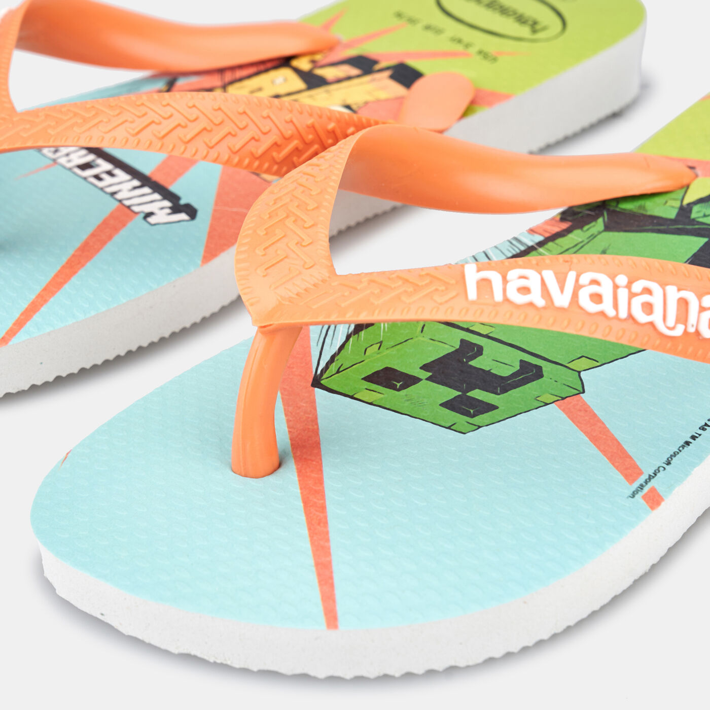 Kids' Minecraft Flip Flops