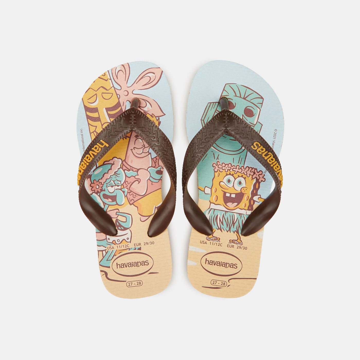 Kids Top SpongeBob SquarePants Flip Flops