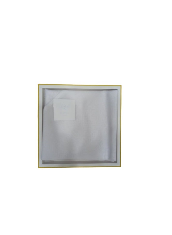 Al Diwan  Ghutra, plain white colour for men, Size: 55