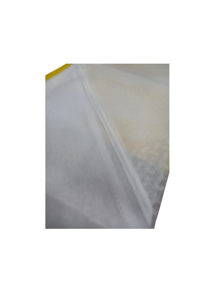 Al Diwan  Ghutra, plain white colour for men, Size: 55