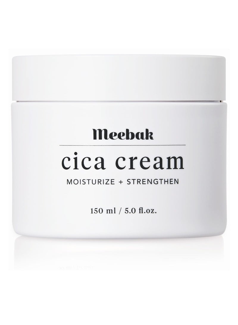 Meebak Cica Korean Face Moisturizer 5 fl oz for Women, Anti-Aging, Neck, Chest, Day and Night Cream