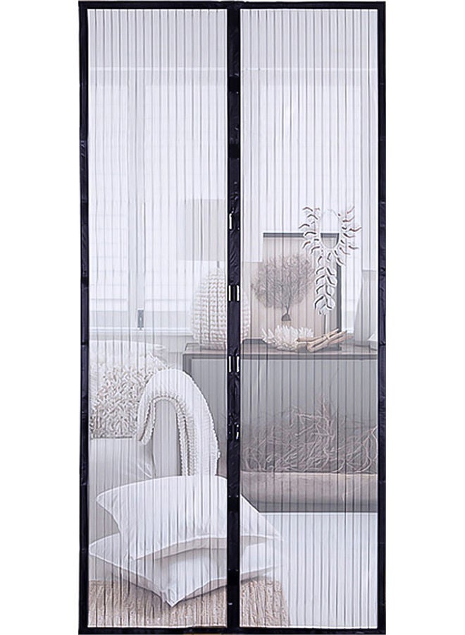 Mosquito Curtain Net With Adhesive Tape Black