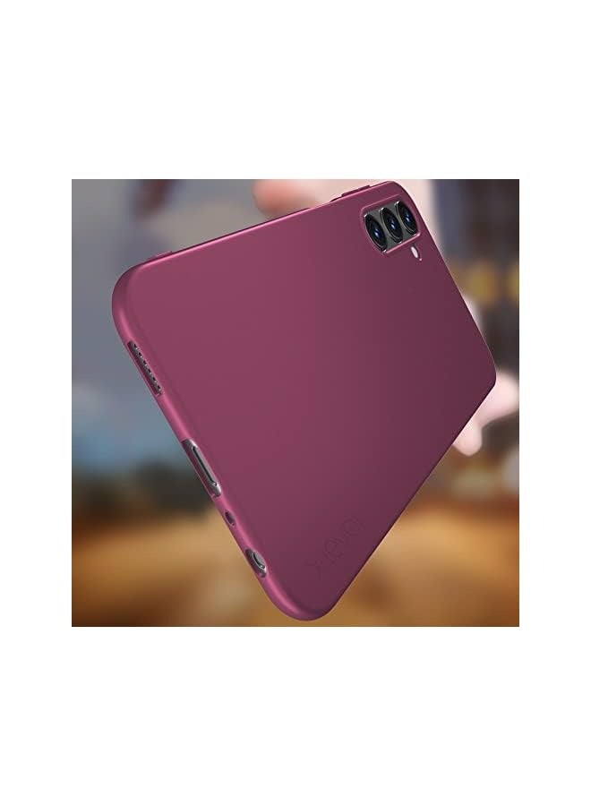 Galaxy A24 Ltd Case Slim Fit Soft TPU Super Ultra-Thin [Guardian Series] A24 Phone Back Cover Light Protective Matte Finish Coating Cases Compatible A24 4G 2023-Black