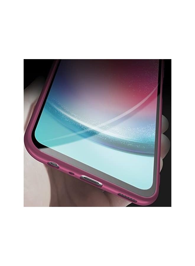 Galaxy A24 Ltd Case Slim Fit Soft TPU Super Ultra-Thin [Guardian Series] A24 Phone Back Cover Light Protective Matte Finish Coating Cases Compatible A24 4G 2023-Black