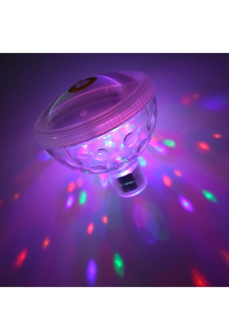 Battery Operated Floating Pool Lights for Kids, Color Changing Underwater Lamps for Swimming Pools, Ponds and Bath Time Fun, 5 Modes Available