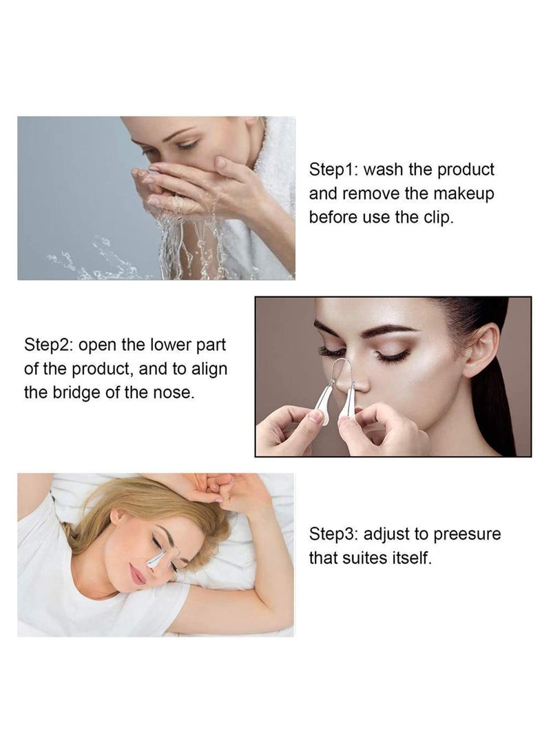 Nose Shaper Lifter Clip Beauty Up Lifting Soft Safety Silicone Rhinoplasty Bridge Straightener Corrector Slimming Device Pain Free High Up Tool