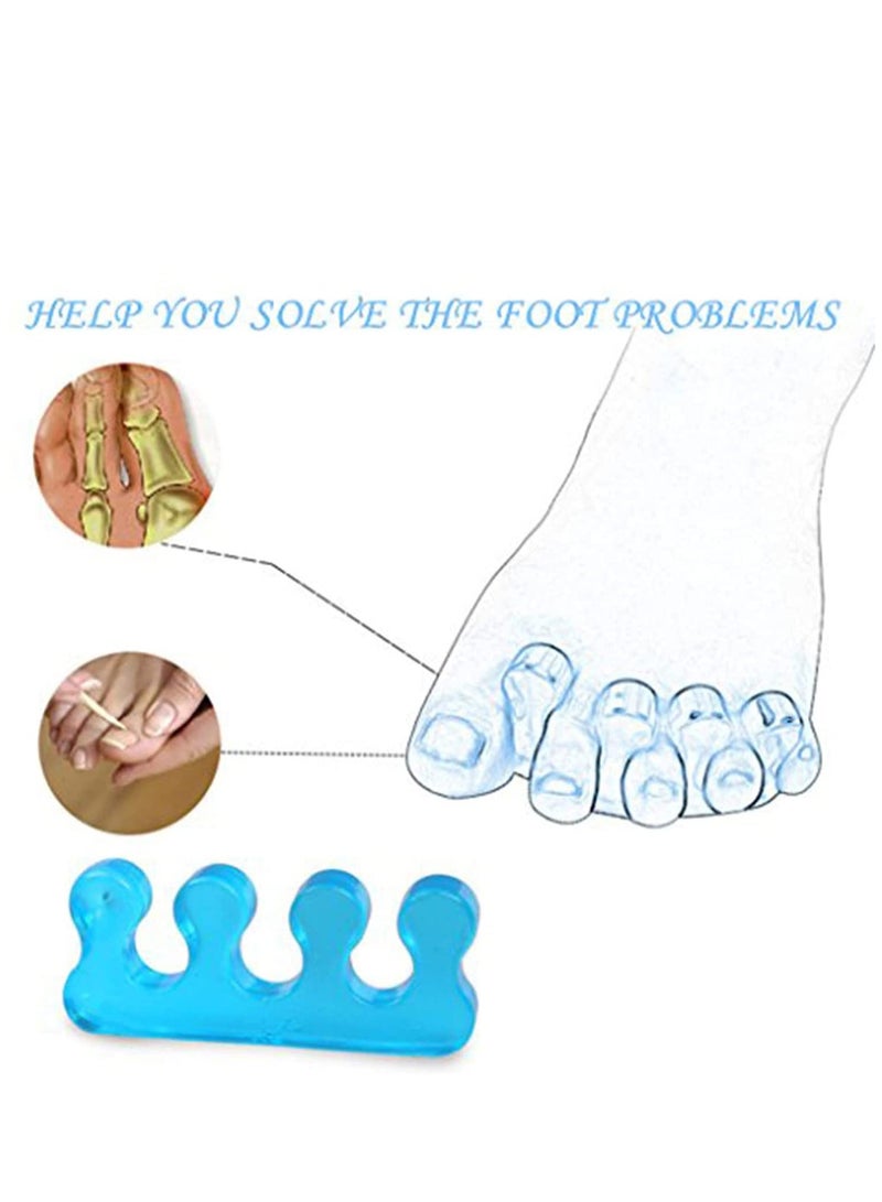 Premium Gel Toe Separators and Bunion Correctors for Comfortable Relief and Toe Restoration for Men and Women