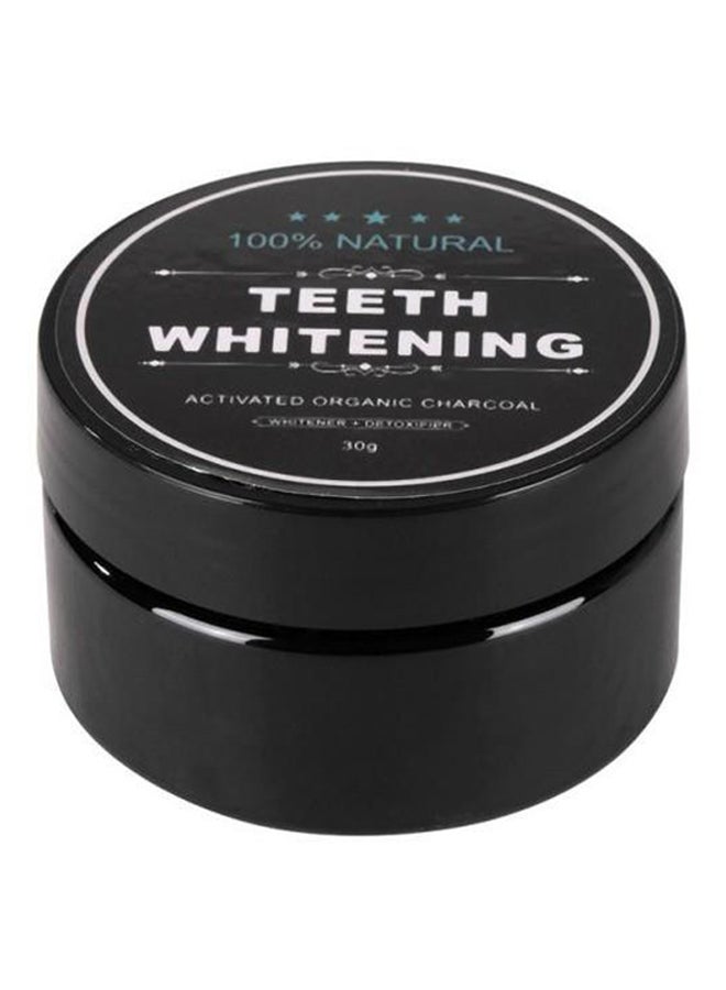 Activated Bamboo Charcoal Teeth Whitening Powder Black 30grams