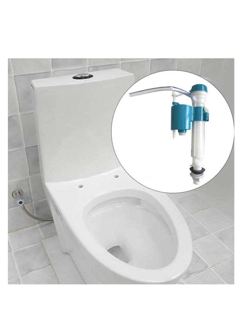 Toilet Cistern Bottom Inlet Valve - Bathroom Toilet Water Tank Fittings, ABS Material -Adjustable Fill Valve for Bathroom, Silent Water Saving, Easy to Install for Bathroom, Toilet(1/2