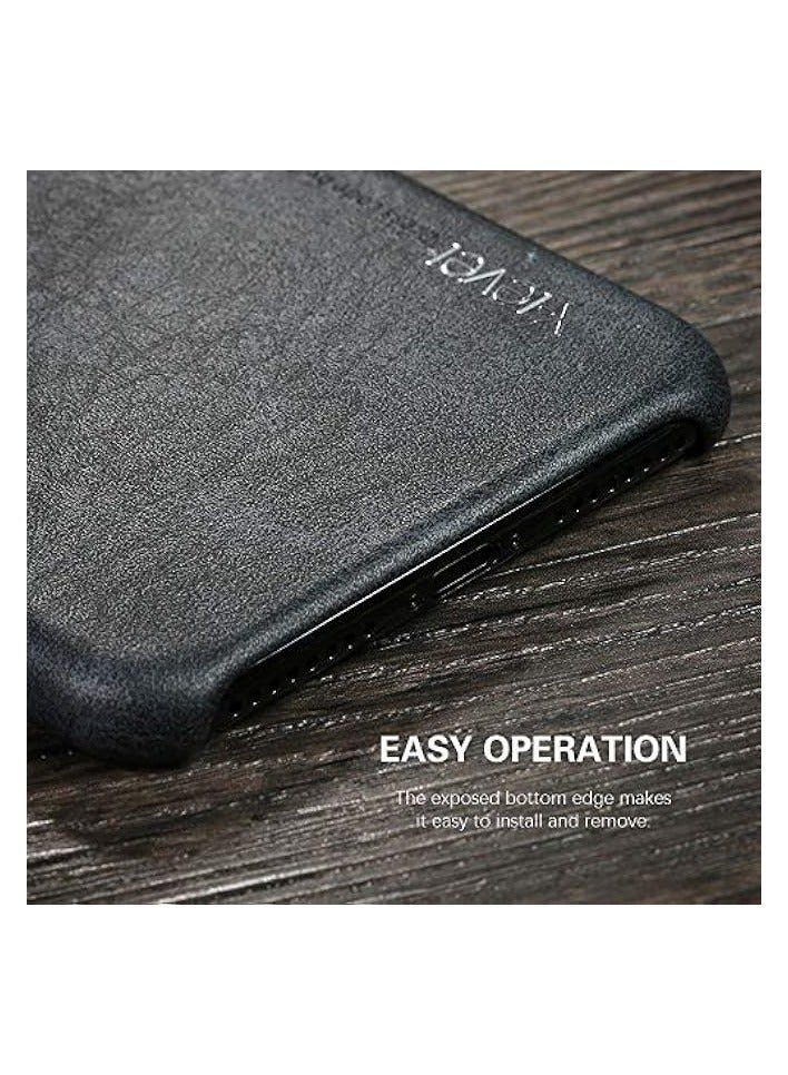 Vintage Series Leather-Textured Soft Silicone Case for iPhone 7 Plus / 8