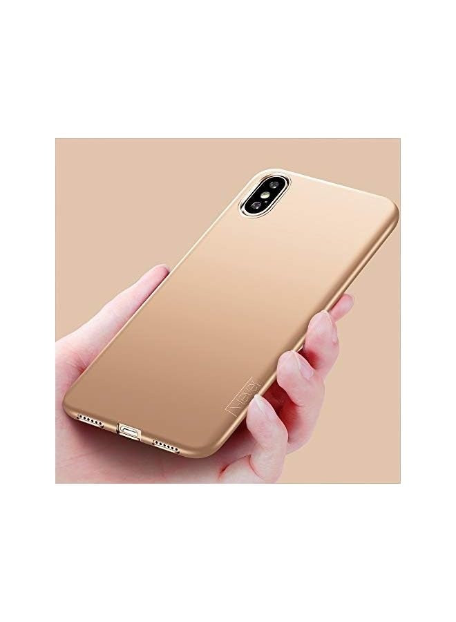 Guardian Series Case Cover Suitable for iPhone XS MAX, 6.5 Inch - Gold