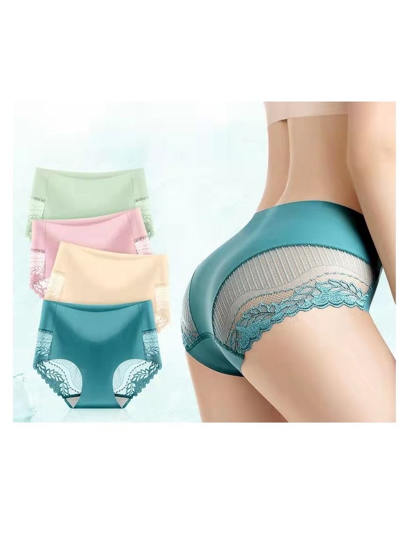 Premium Seamless Lingerie Hipster Mid-Waist Cotton Breathable Comfortable and Anti-Bacterial