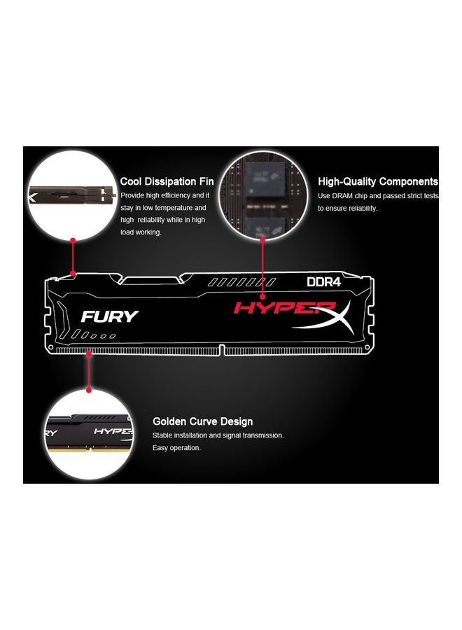 HyperX FURY CL15 DIMM DDR4 RAM Black