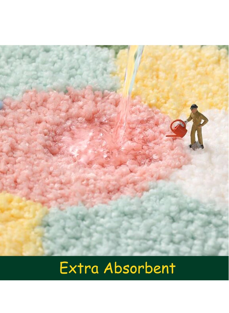 Cute Flower Bathroom Rug Mat, 18