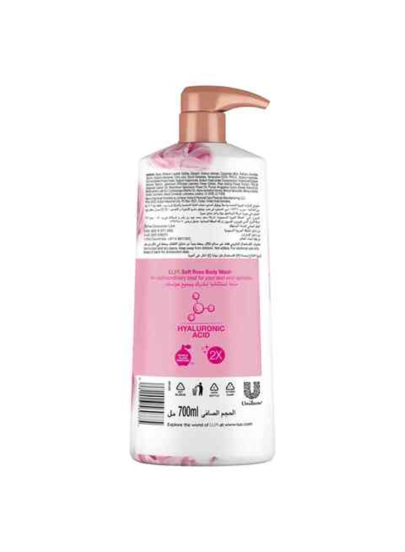 Lux Perfumed Body Wash Soft Rose 700ml