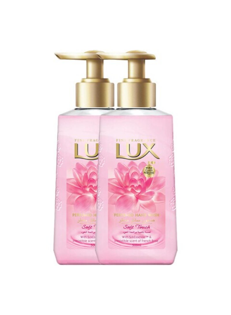 Lux Soft Touch Fine Fragrance Perfumed Handwash 500ml Pack of 2