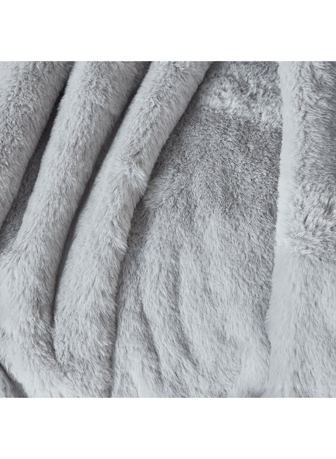 Ness Rabbit Faux Fur Throw 152x127 cm