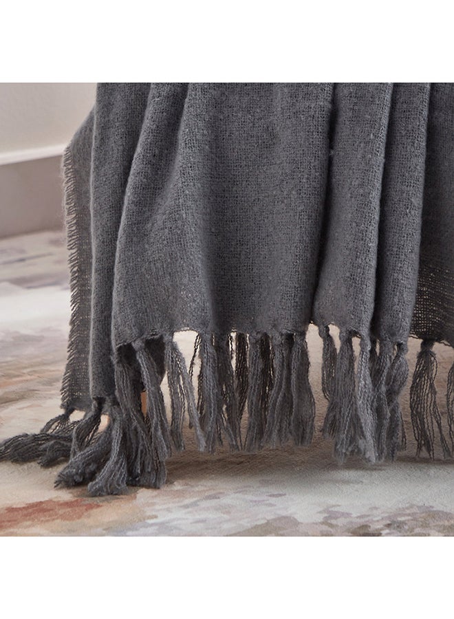 Albania Woven Throw with Fringe 170 x 130 cm