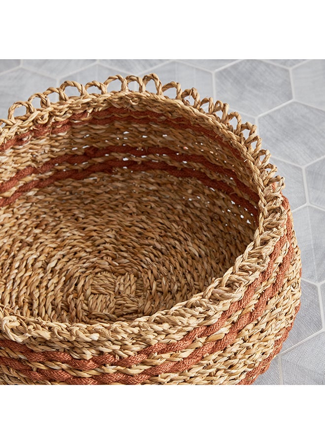 Naturaloom Round Multiutility Basket 38 x 18 x 38 cm