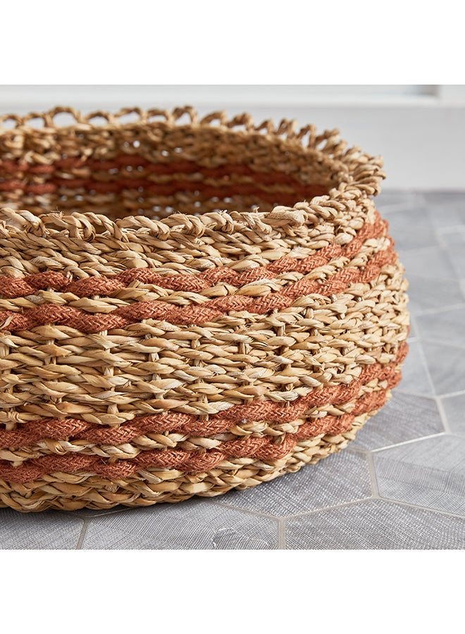 Naturaloom Round Multiutility Basket 38 x 18 x 38 cm