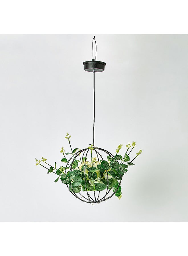 Lyn Solar Hanging Flower Pot with LED Lights 35 x 30 x 35 cm