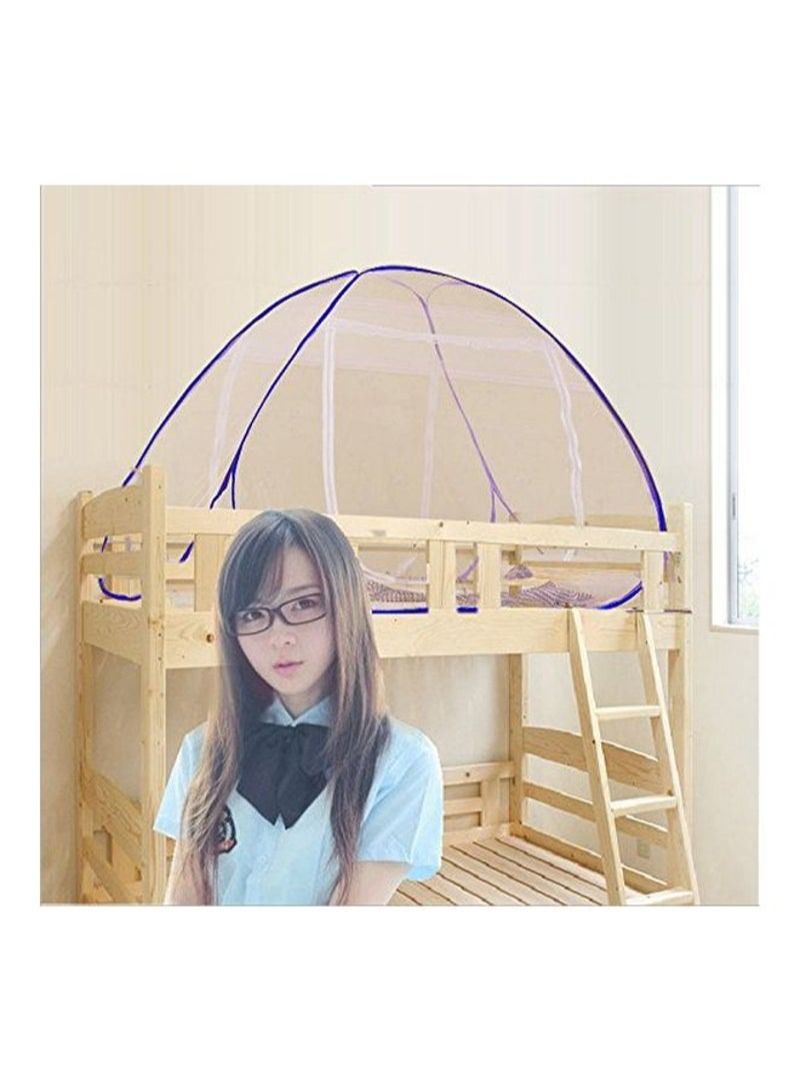 Foldable Mosquito Net White/Blue