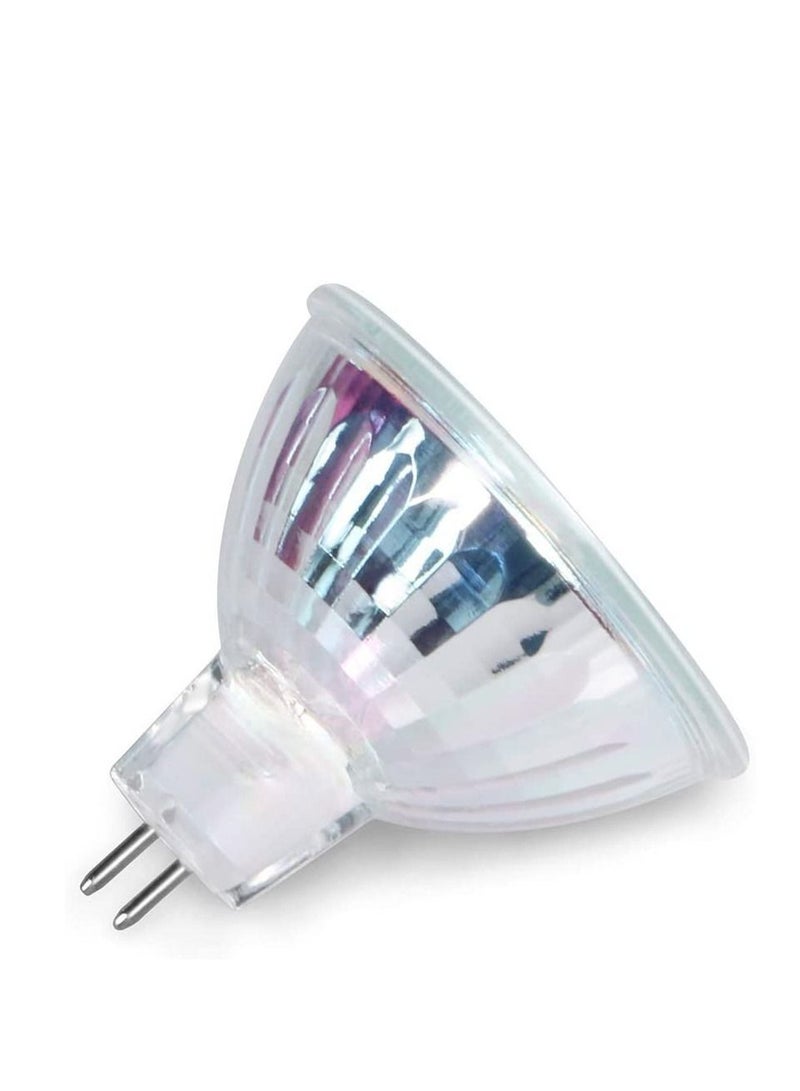 6 Pack MR16 Halogen Bulb Dimmable GU5.3 Spotlight Long Lifetime Warm White 36° Beam Angle Bi Pin Base