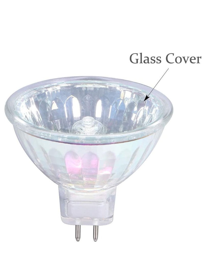 6 Pack MR16 Halogen Bulb Dimmable GU5.3 Spotlight Long Lifetime Warm White 36° Beam Angle Bi Pin Base