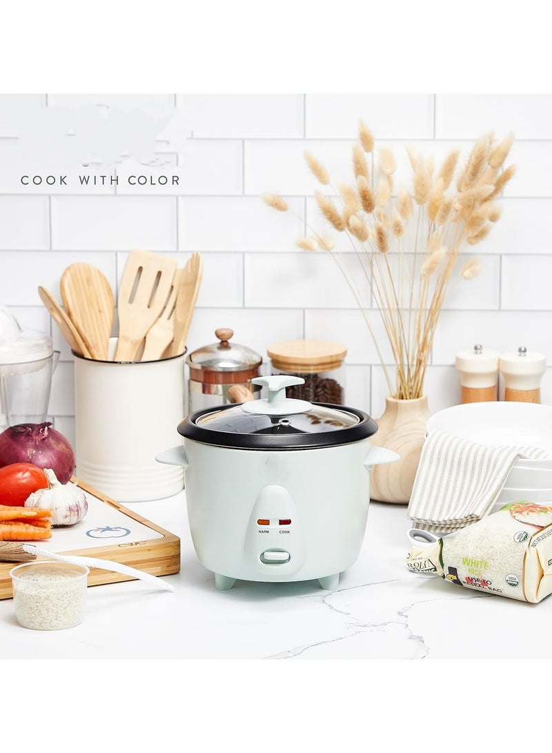 Rice Cooker 300W Effortless Cooking And Perfectly Cooks 3 Cups Of Raw Rice For 6 Cups Of Cooked Rice Sage