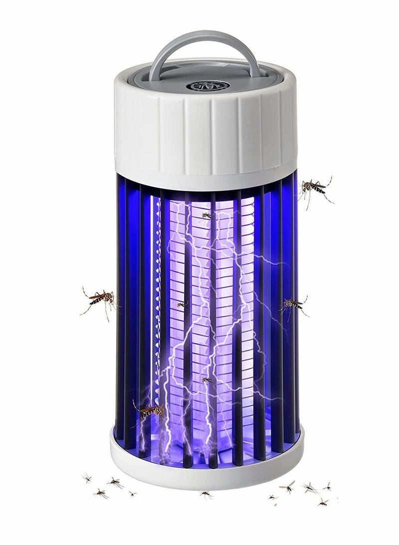 Electric Bug Zapper for Indoor Outdoor, 3000V High Powered UV Light Mosquito Zapper Killer, Waterproof Pest Control Insect Fly Trap Equipped USB Cable for Home, Patio, Backyard, Camping