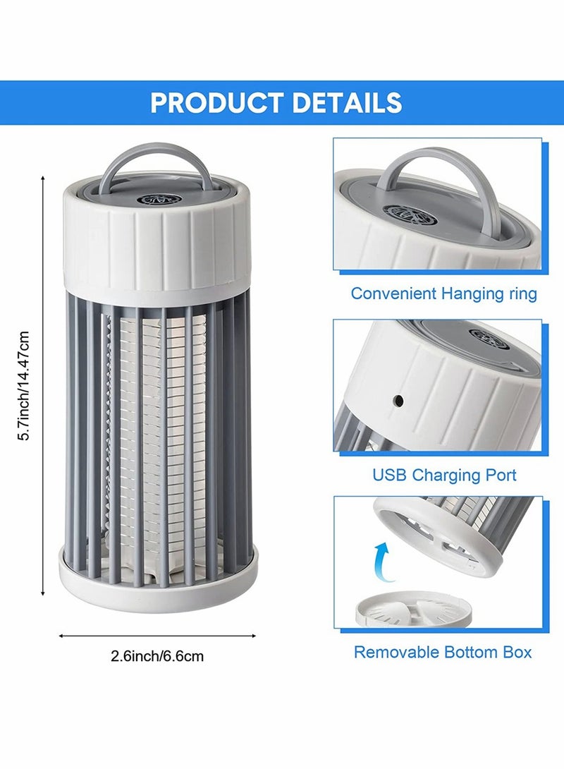 Electric Bug Zapper for Indoor Outdoor, 3000V High Powered UV Light Mosquito Zapper Killer, Waterproof Pest Control Insect Fly Trap Equipped USB Cable for Home, Patio, Backyard, Camping