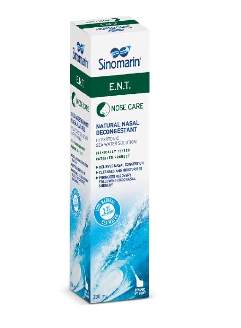 E.N.T. Natural Nasal Decongestant Hypertonic 200ml