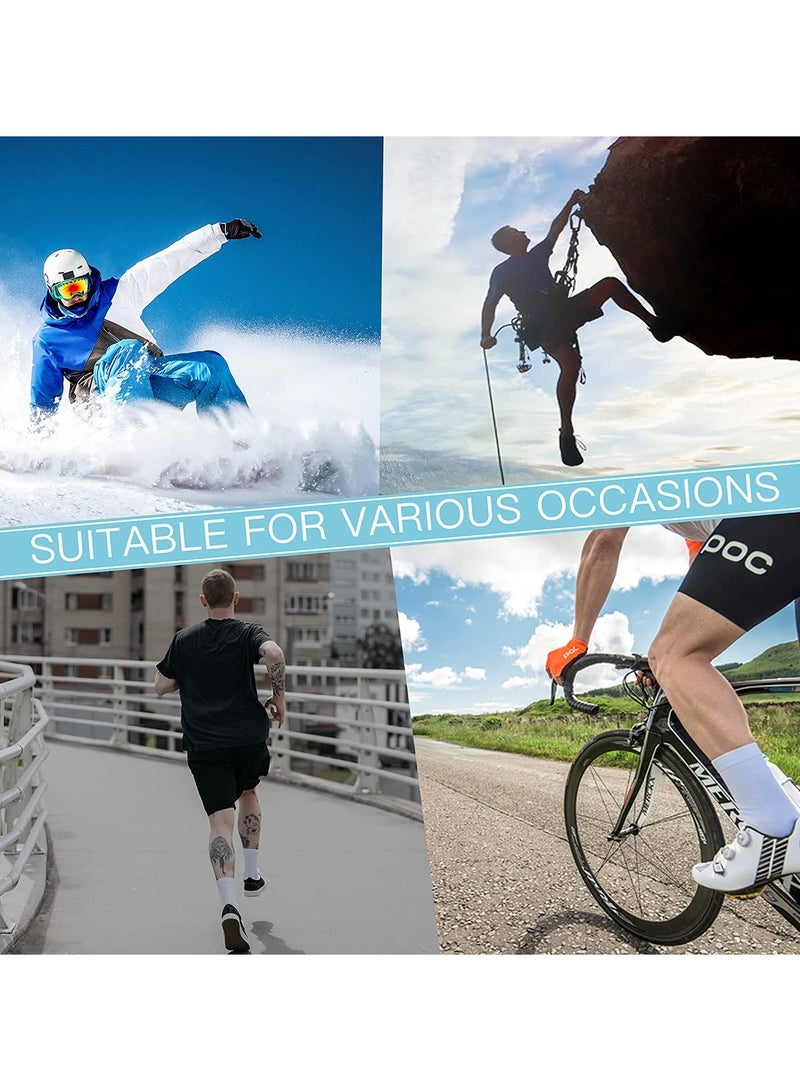 8 Pairs Mens Ankle Athletic Socks Low Cut Breathable Running Socks with Cushion Tab Comfort Sports Trainer Socks Cotton Casual Non-Slip No Show Socks for Men EUR43-46
