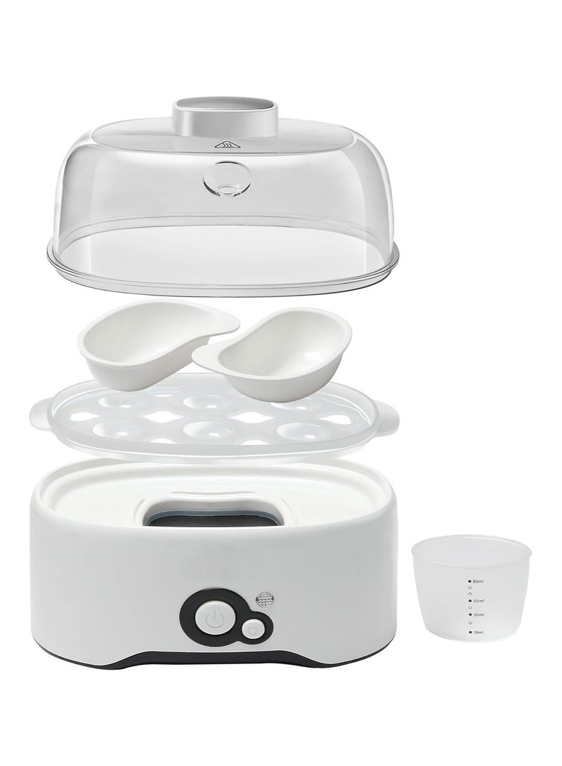 REG300-300 Watts Fully Automatic Egg Cooker With Egg Cooking Rack 2 Poaching Pans And Measuring Cup