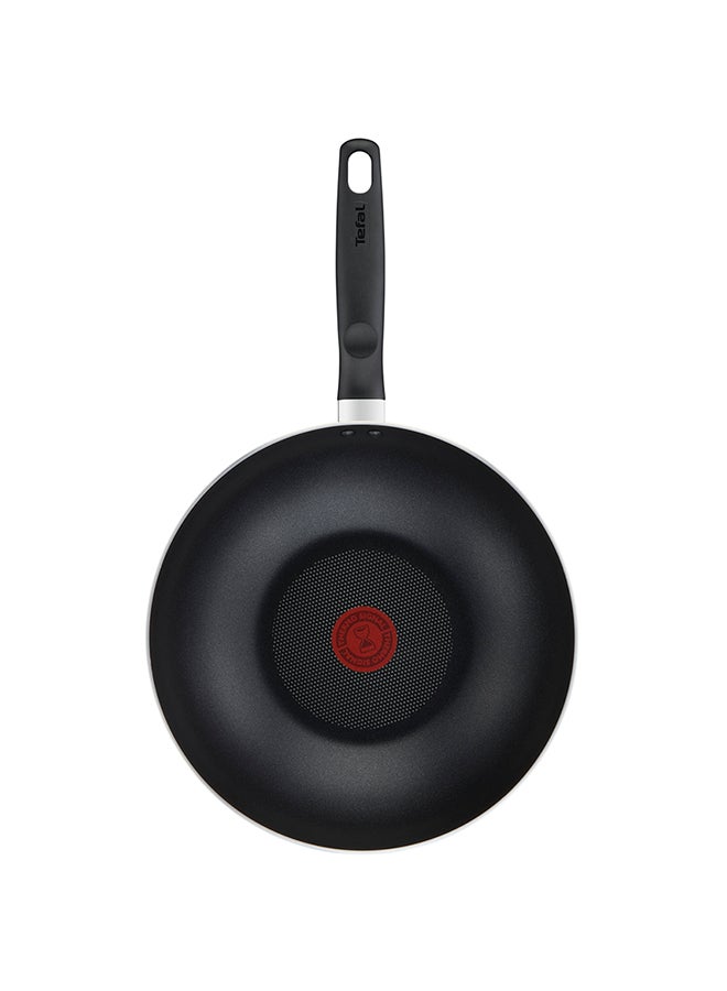 Tefal G6 Super Cook Wokpan 28 + Lid Non Stick With Thermo Signal Black Black