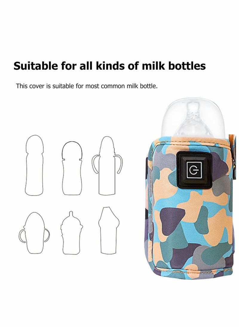 Portable USB Baby Bottle Insulator with Insulation Cover for Convenient Heating