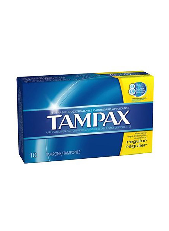 Pack Of 10 Regular Tampons