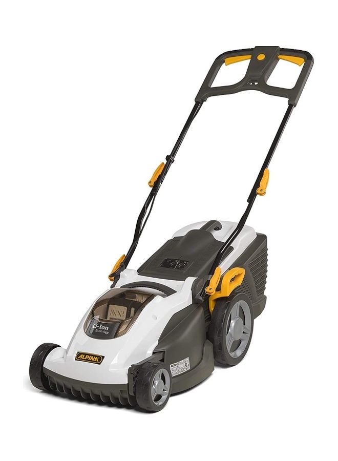 Cordless Lawn Mower With Battery & Charger Multicolour 121×41×105cm