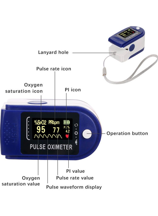 OLED Display Fingertip Pulse Oximeter