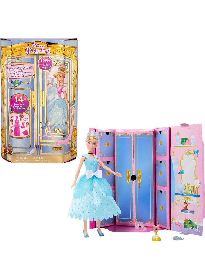 Disney Princess Toys, Fashion Surprise Cinderella Doll and Accessories