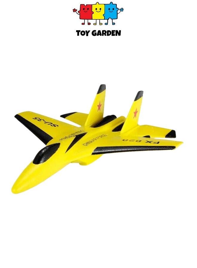 SU-35 RC RC Plane Drone with 2.4GHZ 2CH, Remote Channel Remote Control Airplane, Control Flying Paper Aircraft Toys Indoors & Outdoors Easy to Fly Best Gift for Adults and Children