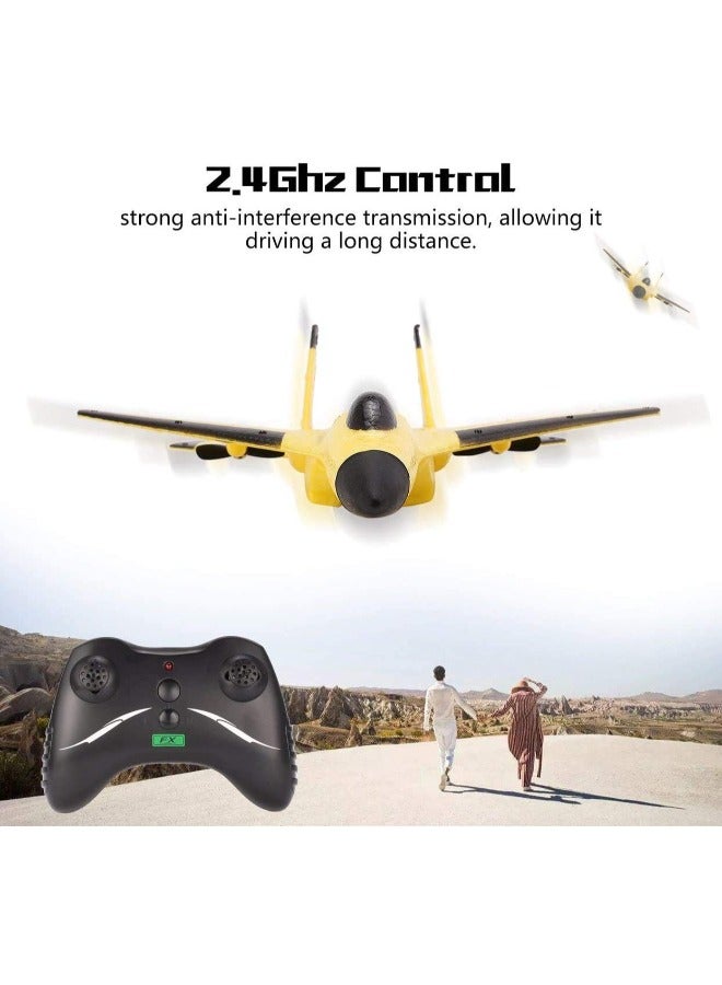 SU-35 RC RC Plane Drone with 2.4GHZ 2CH, Remote Channel Remote Control Airplane, Control Flying Paper Aircraft Toys Indoors & Outdoors Easy to Fly Best Gift for Adults and Children