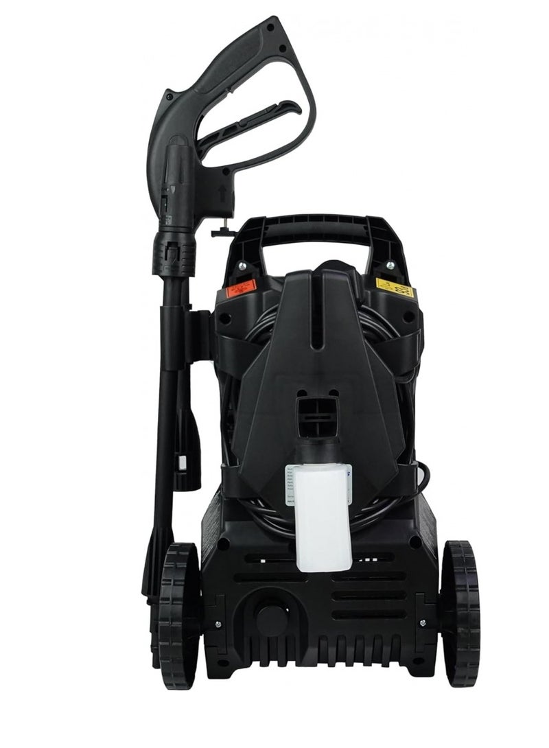 Vt1509 Bar Electric Pressure Washer 120 with 2 Wheels, 5 Meter Hose, Soap Dispenser, 1500 Watt, Blue