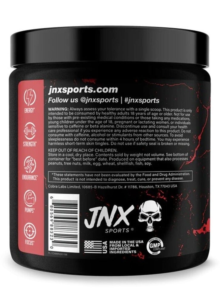 JNX Sports, Pre Workout, Watermelon, 250g, 50 SV