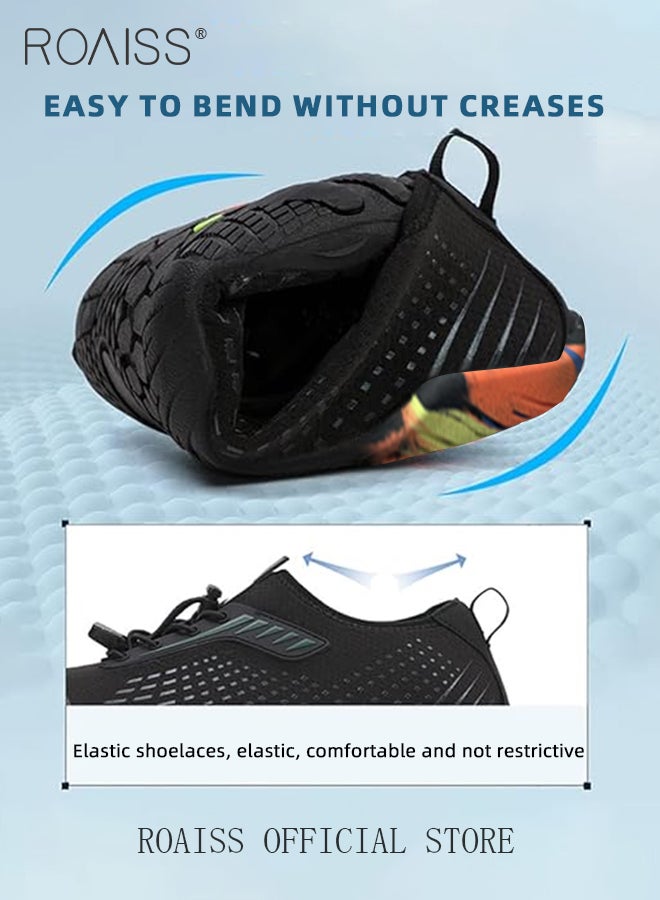 Slip On Swimming Shoes for Men Stylish Lightweight Barefoot Water Shoes for Water Sports and Beach Men's Quick Dry Non Slip Breathable Sneakers Ideal for Hiking Surf Walking or Yoga