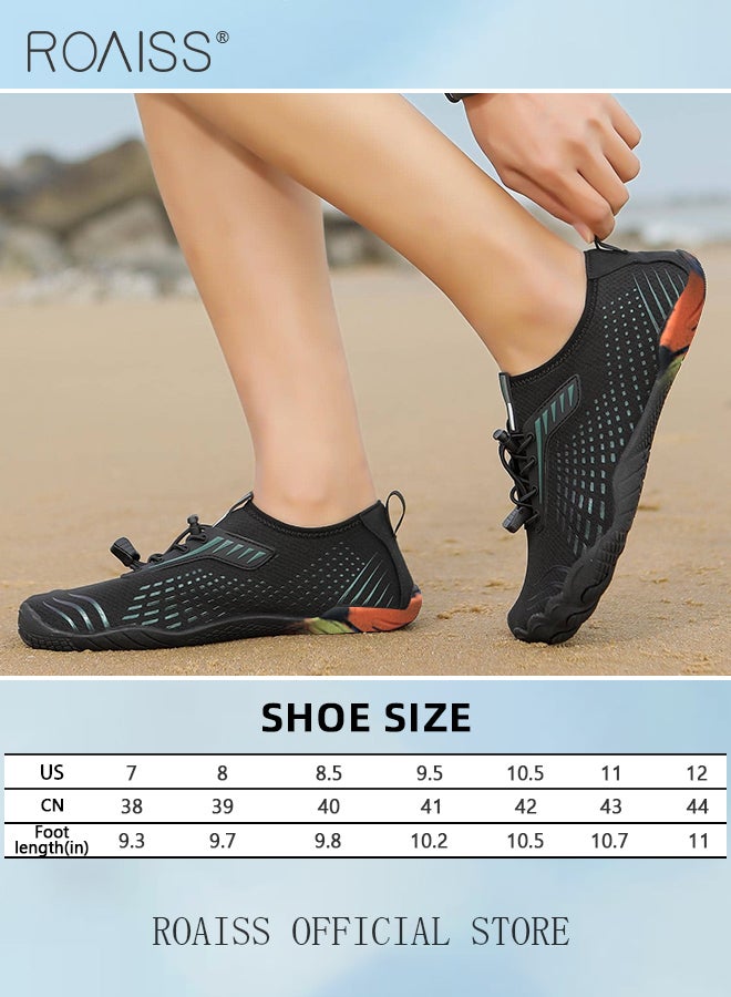 Slip On Swimming Shoes for Men Stylish Lightweight Barefoot Water Shoes for Water Sports and Beach Men's Quick Dry Non Slip Breathable Sneakers Ideal for Hiking Surf Walking or Yoga