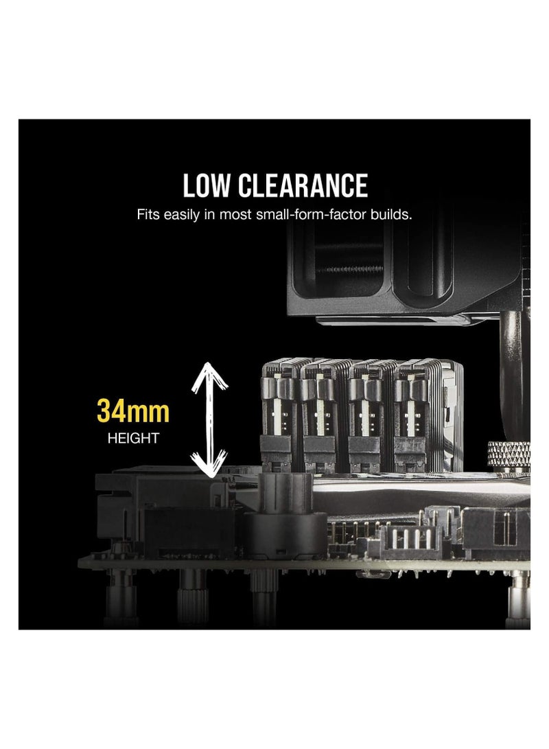 Vengeance LPX 32GB (2 x 16GB) DDR4 3200 (PC4-25600) C18 1.35V Desktop Memory
