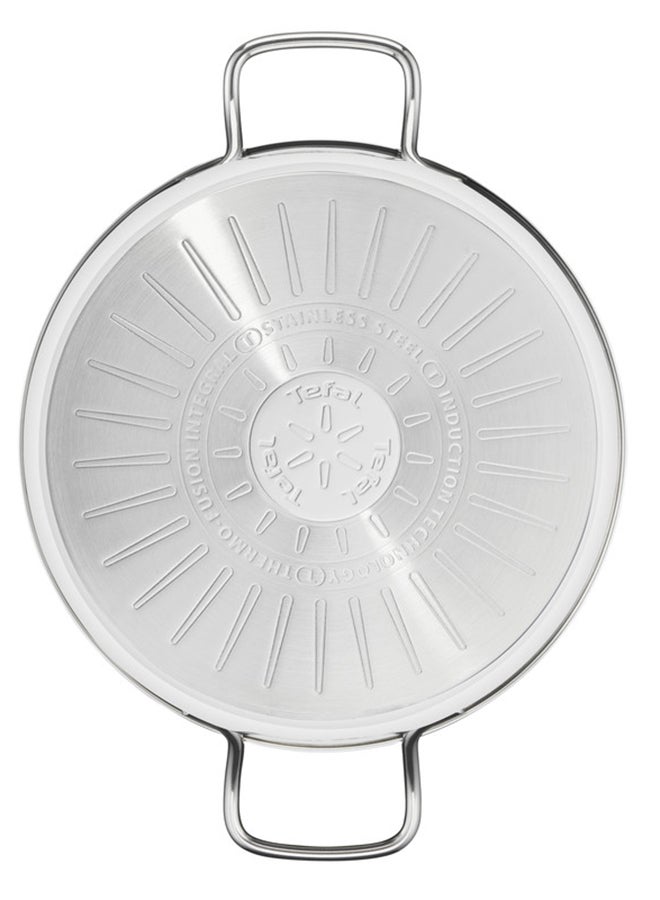 Intuition 20 cm Casserole, Premium Stainless Steel 18/10, 2.9 L, Induction, B8644474 Stainless Steel 20 cmcm
