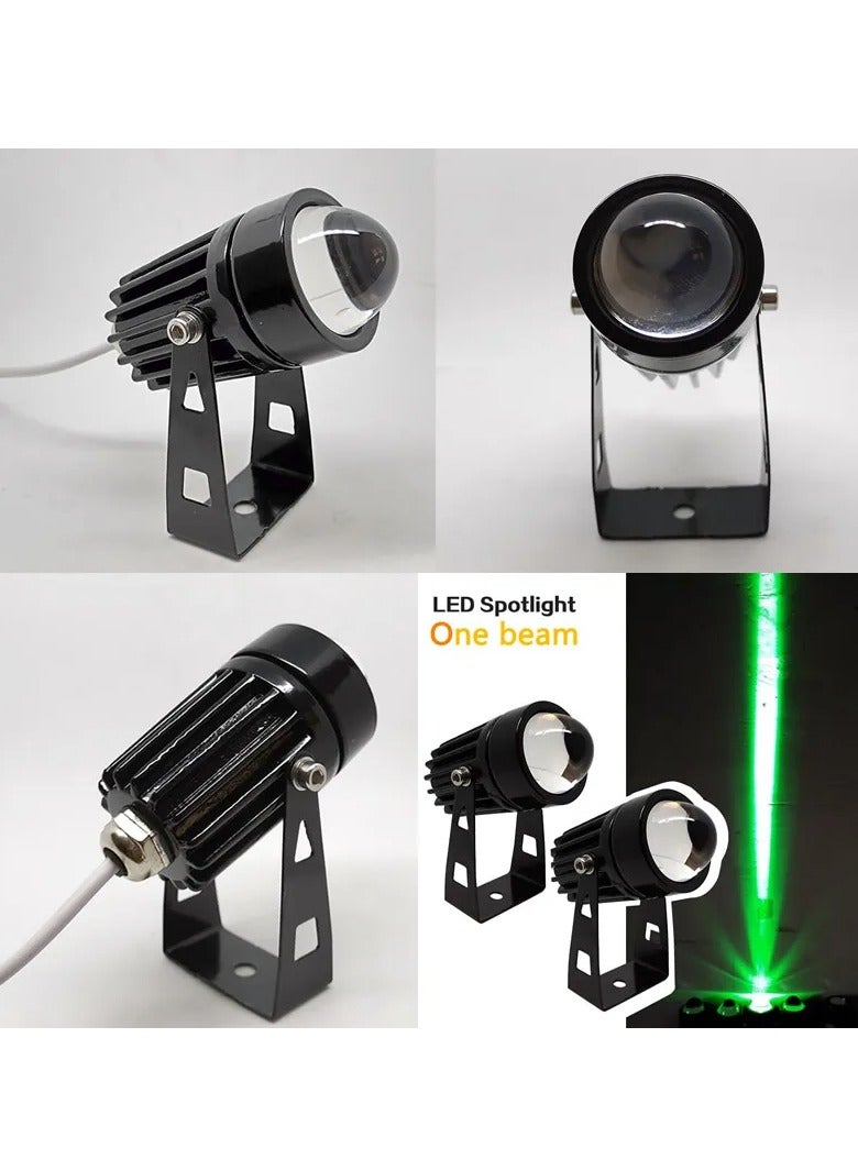LED Wall Spotlight, IP66 Waterproof One Beam Light, Compact And Portable RGB Outdoor Light, Strong And Durable Landscape Lights For Walls Pathway Trees Flags Decoration, (5W, Orange)