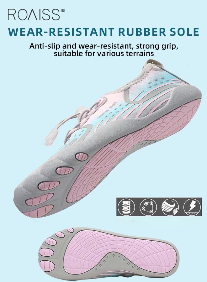 Slip On Anti Slip Comprehensive Training Shoe for Women Stylish Lightweight Sports Shoes for Gym Women's Quick Dry Non Slip Breathable Water Sneakers Ideal for Hiking Surf Swimming Athlesiure Shoes
